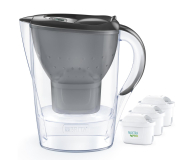 BRITA Dzbanek z filtrem BRITA MarellaPlus grafit + 3 wkłady Pure Peformance - 1239748 - zdjęcie 1